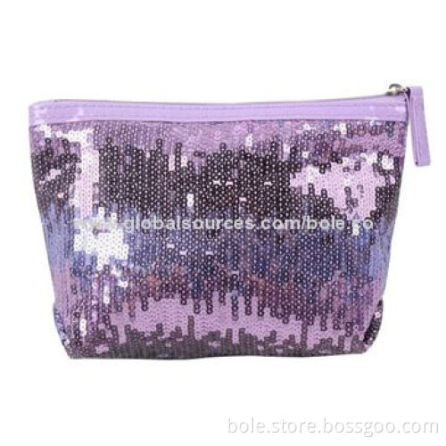 Sequins Fabric Cosmetic Bag, Very Fashionable
